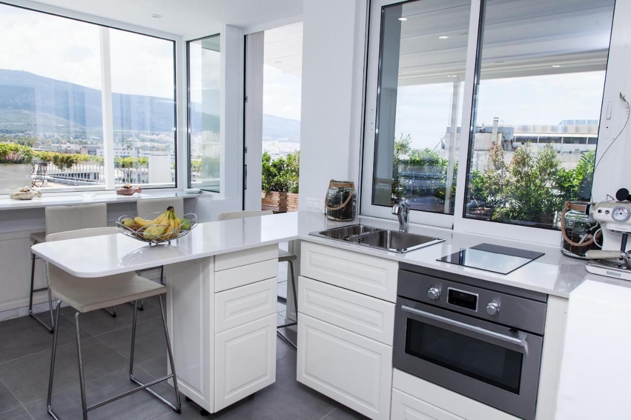 Gorgeous Penthouse With Private Jacuzzi And Amazing View! Appartement Athene Buitenkant foto