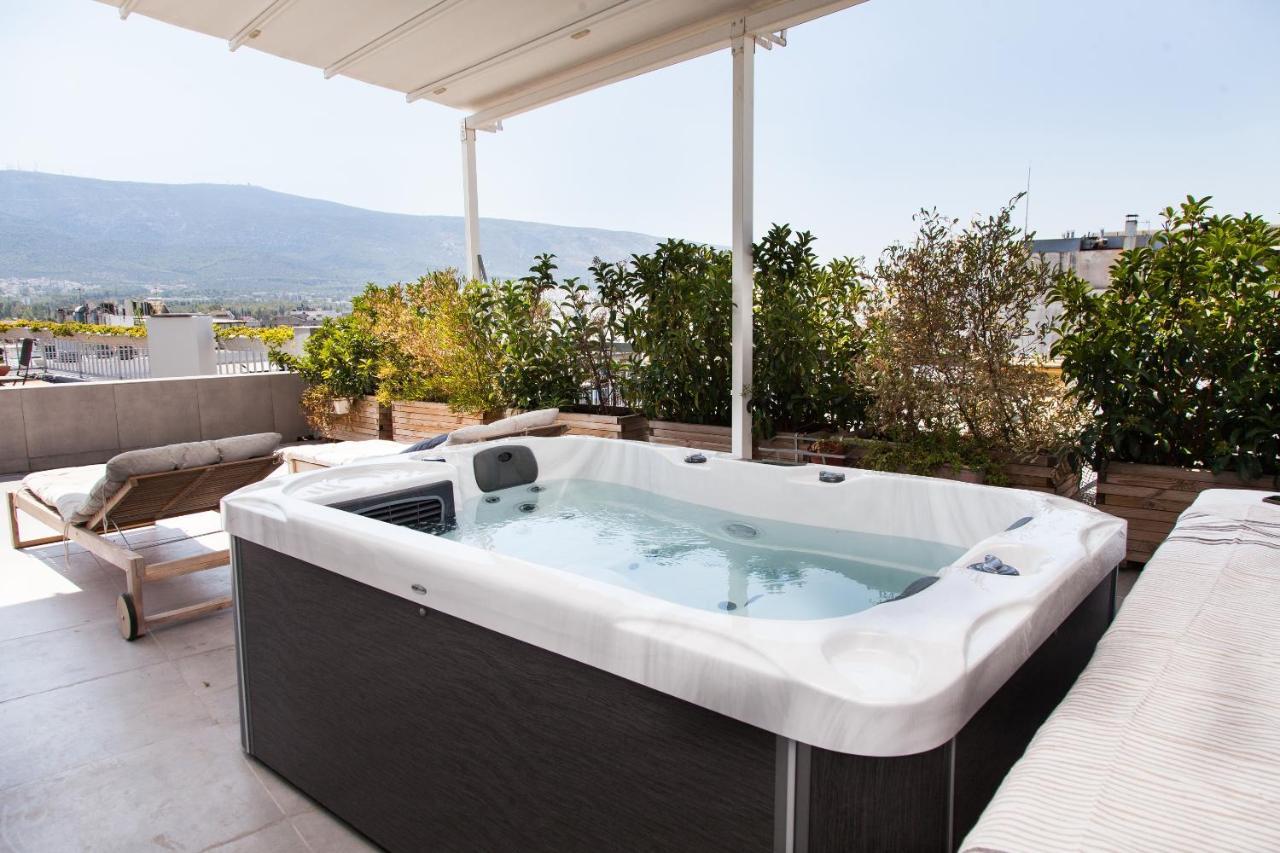 Gorgeous Penthouse With Private Jacuzzi And Amazing View! Appartement Athene Buitenkant foto