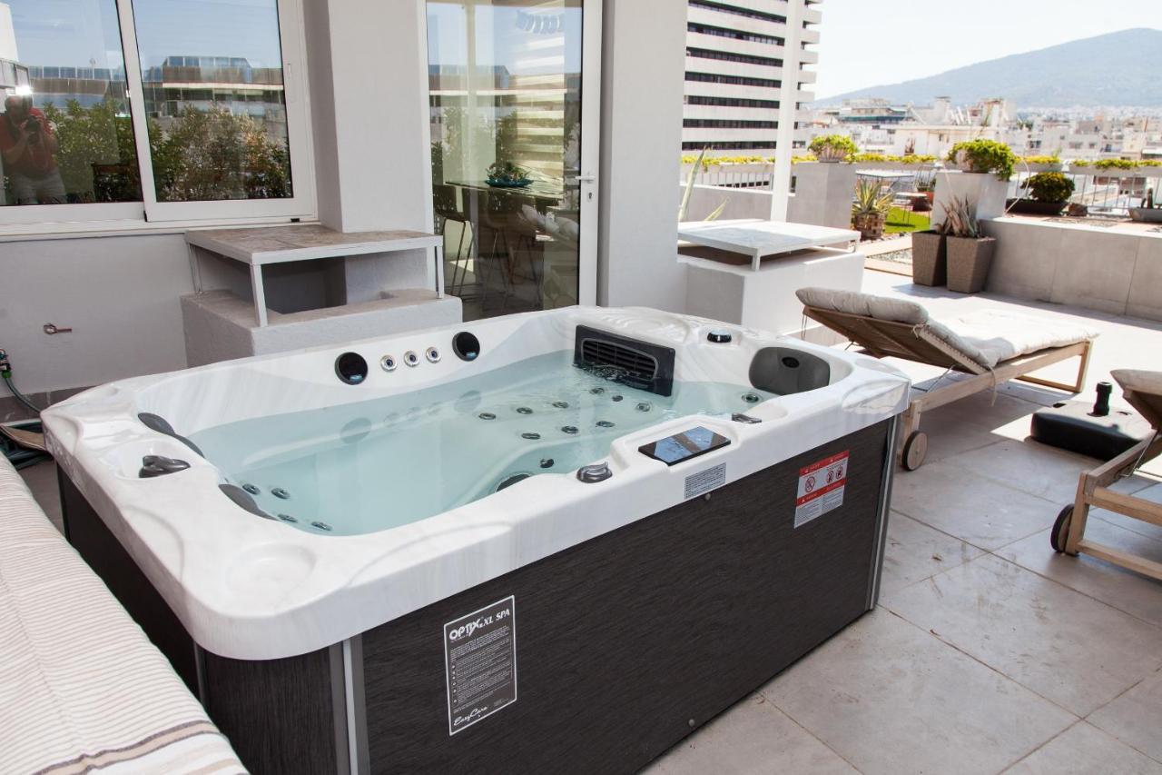 Gorgeous Penthouse With Private Jacuzzi And Amazing View! Appartement Athene Buitenkant foto